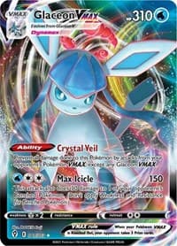 Glaceon VMAX - SWSH07: Evolving Skies - Pokemon card