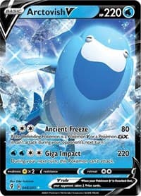 Arctovish V - SWSH07: Evolving Skies - Pokemon card