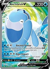 Arctovish V (Full Art) - SWSH07: Evolving Skies - Pokemon card