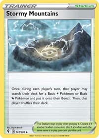 Stormy Mountains - SWSH07: Evolving Skies - Pokemon card