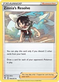 Zinnia's Resolve - SWSH07: Evolving Skies - Pokemon card