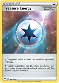 Treasure Energy - SWSH07: Evolving Skies - Pokemon card