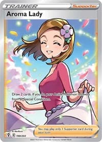 Aroma Lady (Full Art) - SWSH07: Evolving Skies - Pokemon card