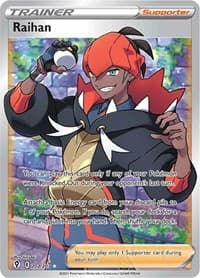 Raihan (Full Art) - SWSH07: Evolving Skies - Pokemon card
