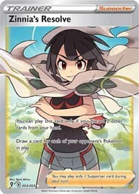 Zinnia's Resolve (Full Art) - SWSH07: Evolving Skies - Pokemon card