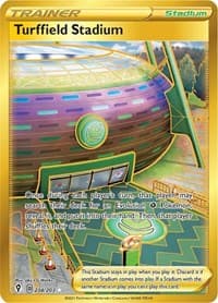 Turffield Stadium (Secret) - SWSH07: Evolving Skies - Pokemon card