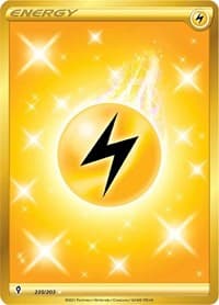 Lightning Energy (Secret) - SWSH07: Evolving Skies - Pokemon card