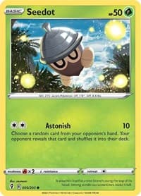 Seedot - SWSH07: Evolving Skies - Pokemon card