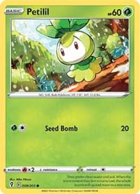 Petilil - SWSH07: Evolving Skies - Pokemon card