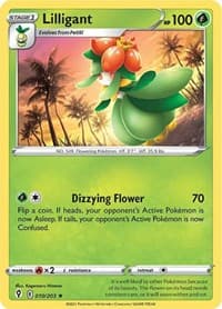 Lilligant - SWSH07: Evolving Skies - Pokemon card