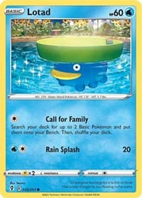Lotad - SWSH07: Evolving Skies - Pokemon card