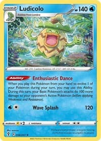 Ludicolo - SWSH07: Evolving Skies - Pokemon card