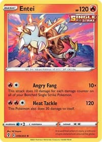Entei - SWSH07: Evolving Skies - Pokemon card