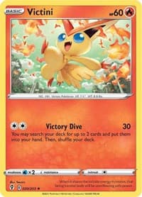 Victini - SWSH07: Evolving Skies - Pokemon card