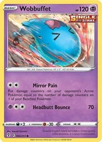 Wobbuffet - SWSH07: Evolving Skies - Pokemon card