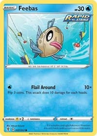 Feebas - SWSH07: Evolving Skies - Pokemon card