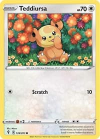 Teddiursa - SWSH07: Evolving Skies - Pokemon card