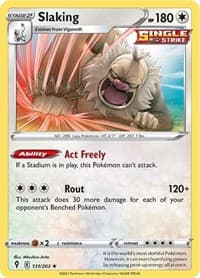 Slaking - SWSH07: Evolving Skies - Pokemon card