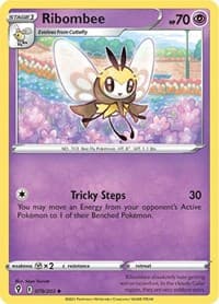 Ribombee - SWSH07: Evolving Skies - Pokemon card