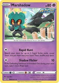 Marshadow - SWSH07: Evolving Skies - Pokemon card