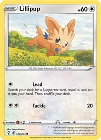 Lillipup - SWSH07: Evolving Skies - Pokemon card