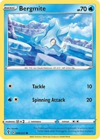 Bergmite - SWSH07: Evolving Skies - Pokemon card