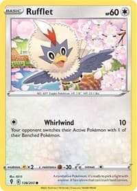 Rufflet - SWSH07: Evolving Skies - Pokemon card