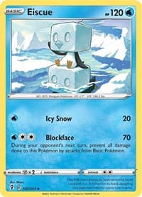 Eiscue - SWSH07: Evolving Skies - Pokemon card