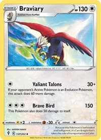 Braviary - SWSH07: Evolving Skies - Pokemon card