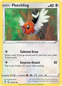 Fletchling - SWSH07: Evolving Skies - Pokemon card