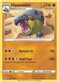 Hippowdon - SWSH07: Evolving Skies - Pokemon card