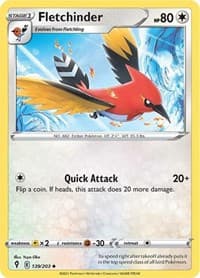 Fletchinder - SWSH07: Evolving Skies - Pokemon card