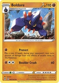 Boldore - SWSH07: Evolving Skies - Pokemon card