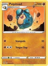 Palpitoad - SWSH07: Evolving Skies - Pokemon card