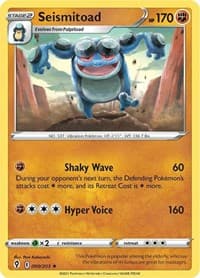 Seismitoad - SWSH07: Evolving Skies - Pokemon card