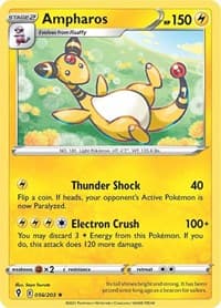 Ampharos - SWSH07: Evolving Skies - Pokemon card