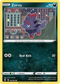 Zorua - SWSH07: Evolving Skies - Pokemon card