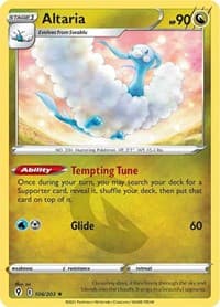 Altaria - SWSH07: Evolving Skies - Pokemon card