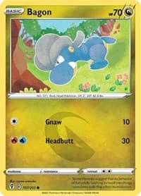 Bagon - SWSH07: Evolving Skies - Pokemon card
