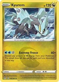 Kyurem - SWSH07: Evolving Skies - Pokemon card