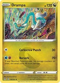 Drampa - SWSH07: Evolving Skies - Pokemon card