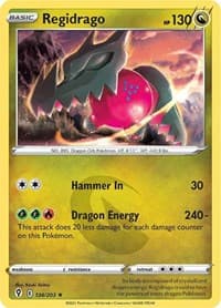 Regidrago - SWSH07: Evolving Skies - Pokemon card