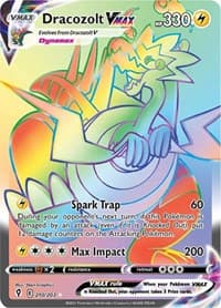 Dracozolt VMAX (Secret) - SWSH07: Evolving Skies - Pokemon card