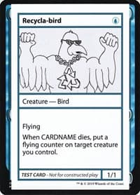 Recycla-bird (No PW Symbol) - Mystery Booster: Convention Edition Exclusives - Magic: The Gathering card