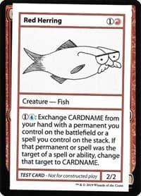 Red Herring (No PW Symbol) - Mystery Booster: Convention Edition Exclusives - Magic: The Gathering card