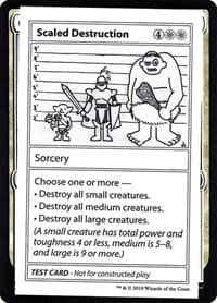Scaled Destruction (No PW Symbol) - Mystery Booster: Convention Edition Exclusives - Magic: The Gathering card