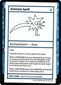 Animate Spell (No PW Symbol) - Mystery Booster: Convention Edition Exclusives - Magic: The Gathering card