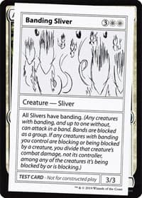 Banding Sliver (No PW Symbol) - Mystery Booster: Convention Edition Exclusives - Magic: The Gathering card
