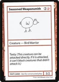 Seasoned Weaponsmith (No PW Symbol) - Mystery Booster: Convention Edition Exclusives - Magic: The Gathering card