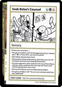 Seek Bolas's Counsel (No PW Symbol) - Mystery Booster: Convention Edition Exclusives - Magic: The Gathering card